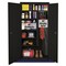 Steel Cabinets Usa Storage Cabinet, 72 in H, 36 in W, 21 in D, Black, 4 Shelves AF-361-B - alternate 1